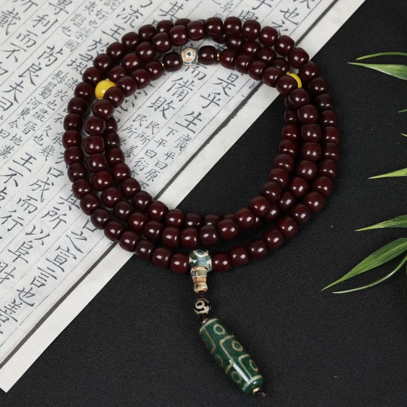 MK783菩提108颗多圈手串挂坠