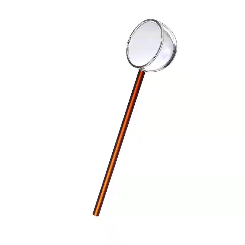 耐热玻璃勺玻璃透明家用汤勺