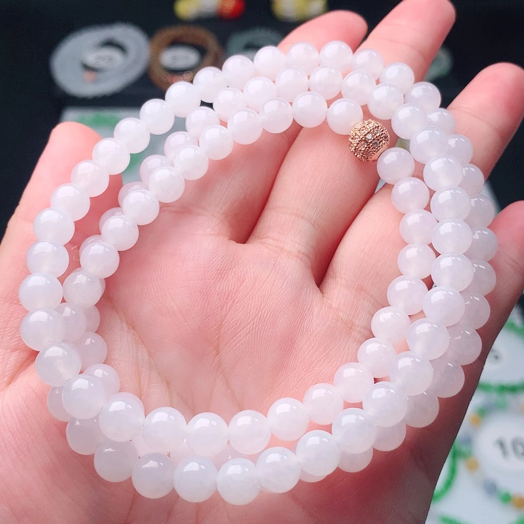 未镶嵌手串翡翠翡翠