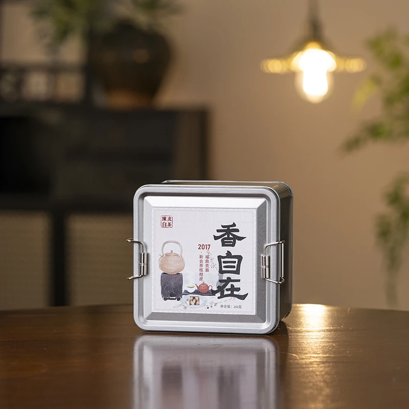 香自在250g新会茶枝柑皮贡眉白茶JX434