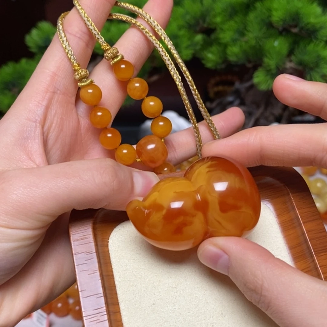 【闪购商品】蜜蜡颈饰未镶嵌项链定制