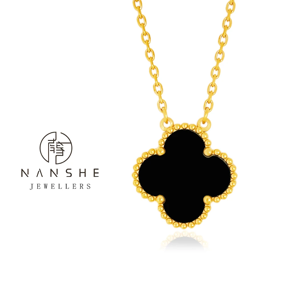 NANSHE/南奢 黑色项链百搭气质经典简约精致