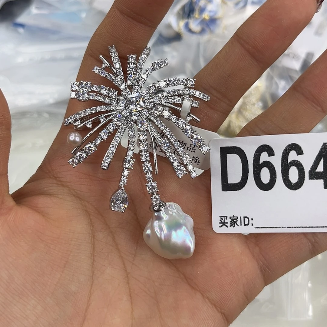 淡水珍珠耳饰合金