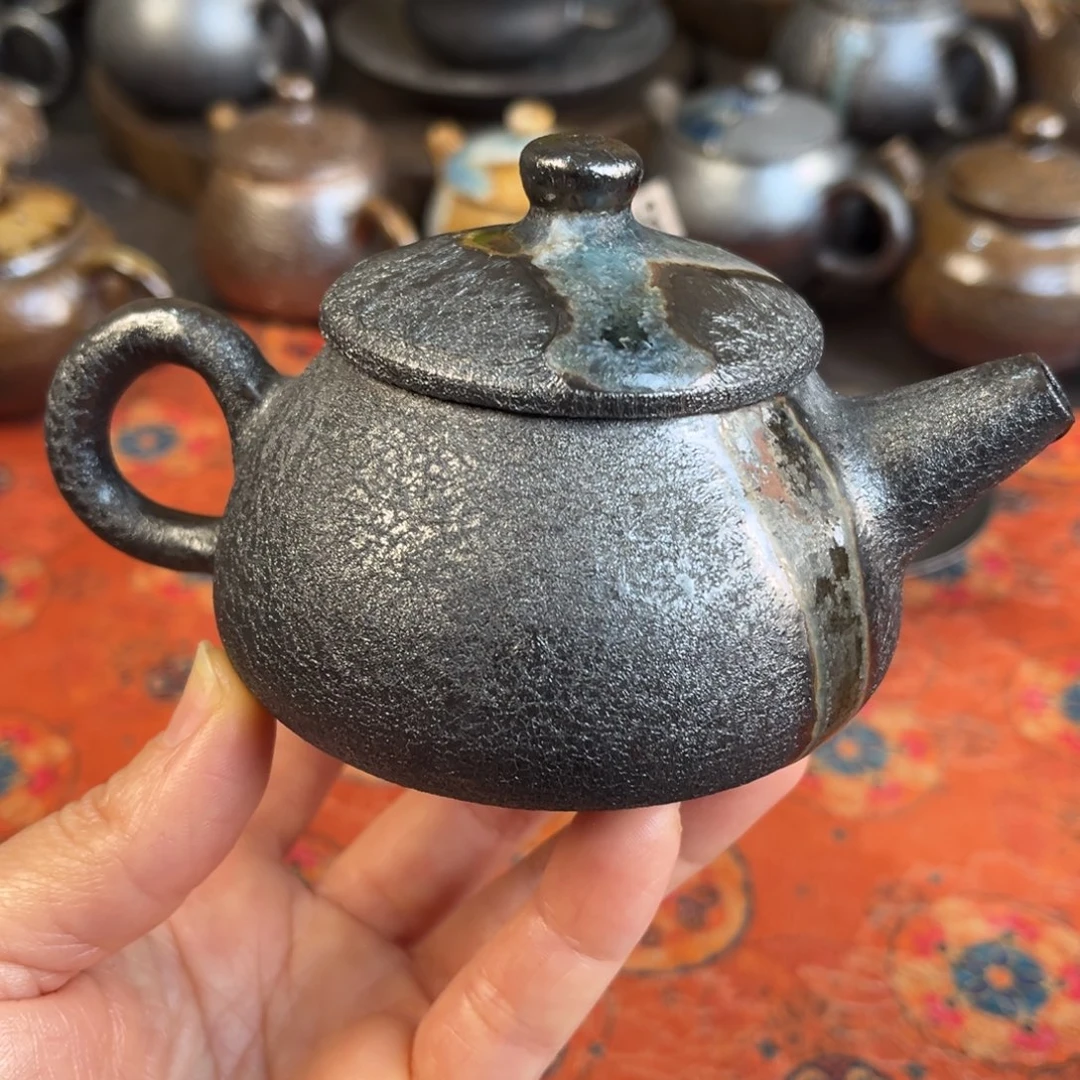 柴烧茶器主人杯杯柴烧