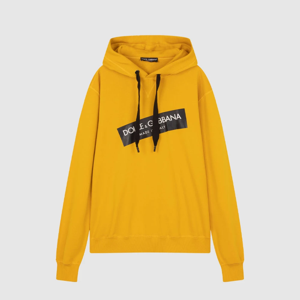 现货DOLCE GABBANA杜嘉班纳DG抽绳男连帽卫衣G9KR5TFU7DUA0106