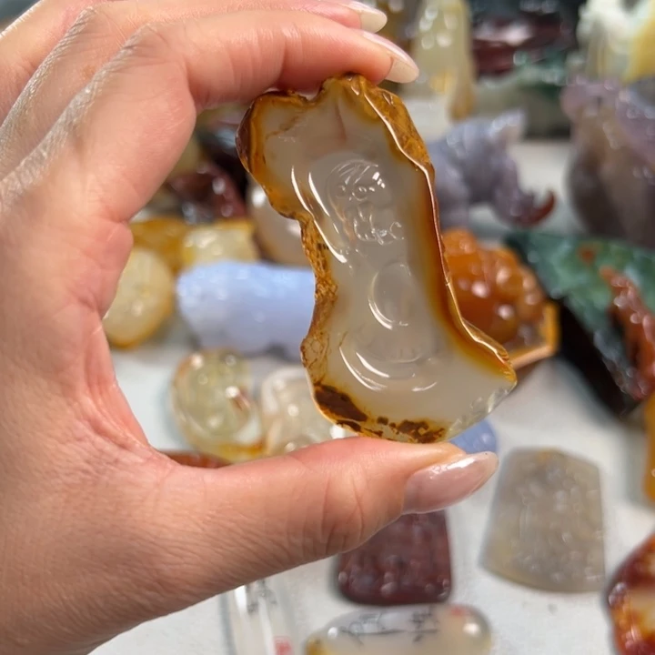 玛瑙/玉髓吊坠(不含链)未镶嵌