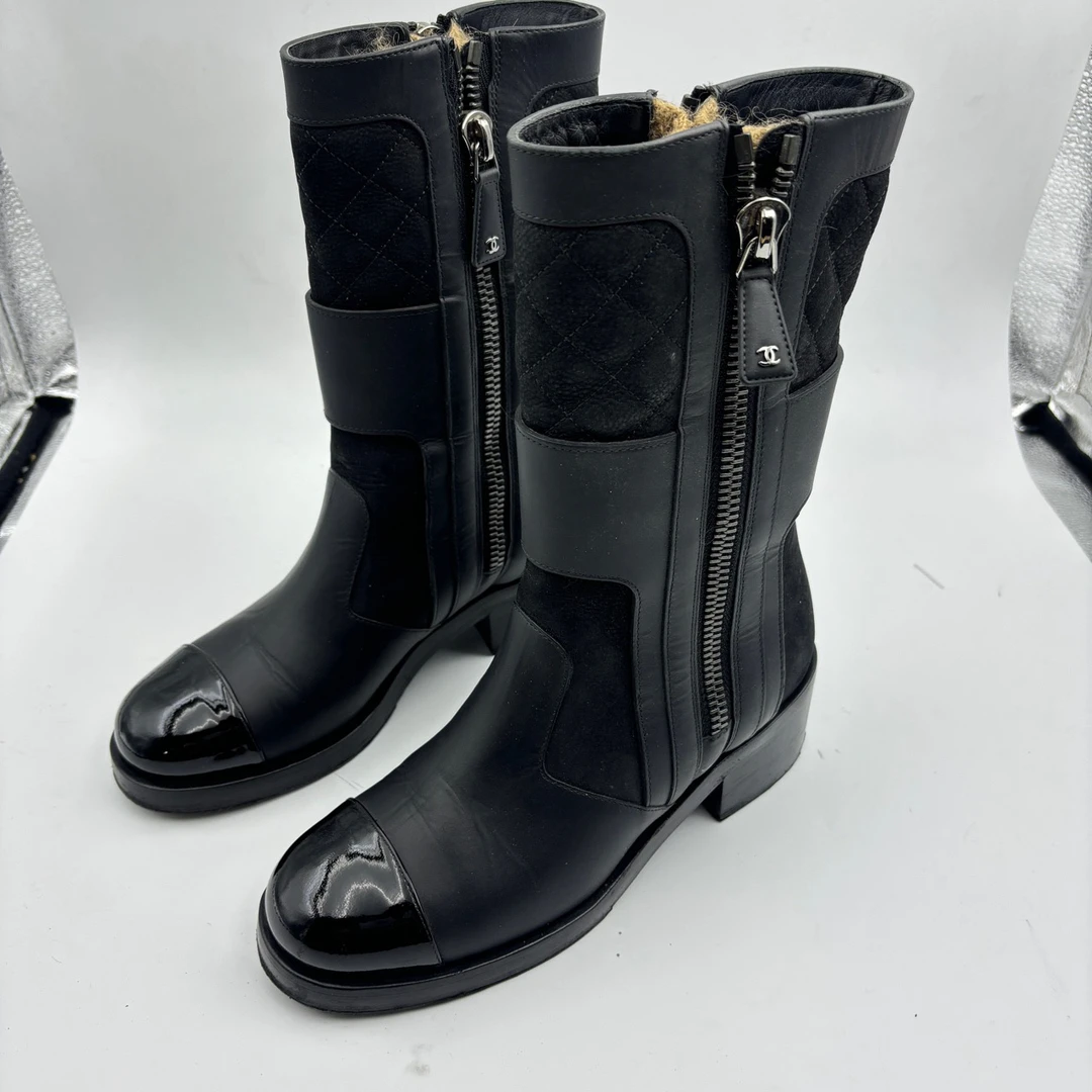 95新 Chanel/香奈儿 35码/chanel香奈儿靴子/无盒/95新