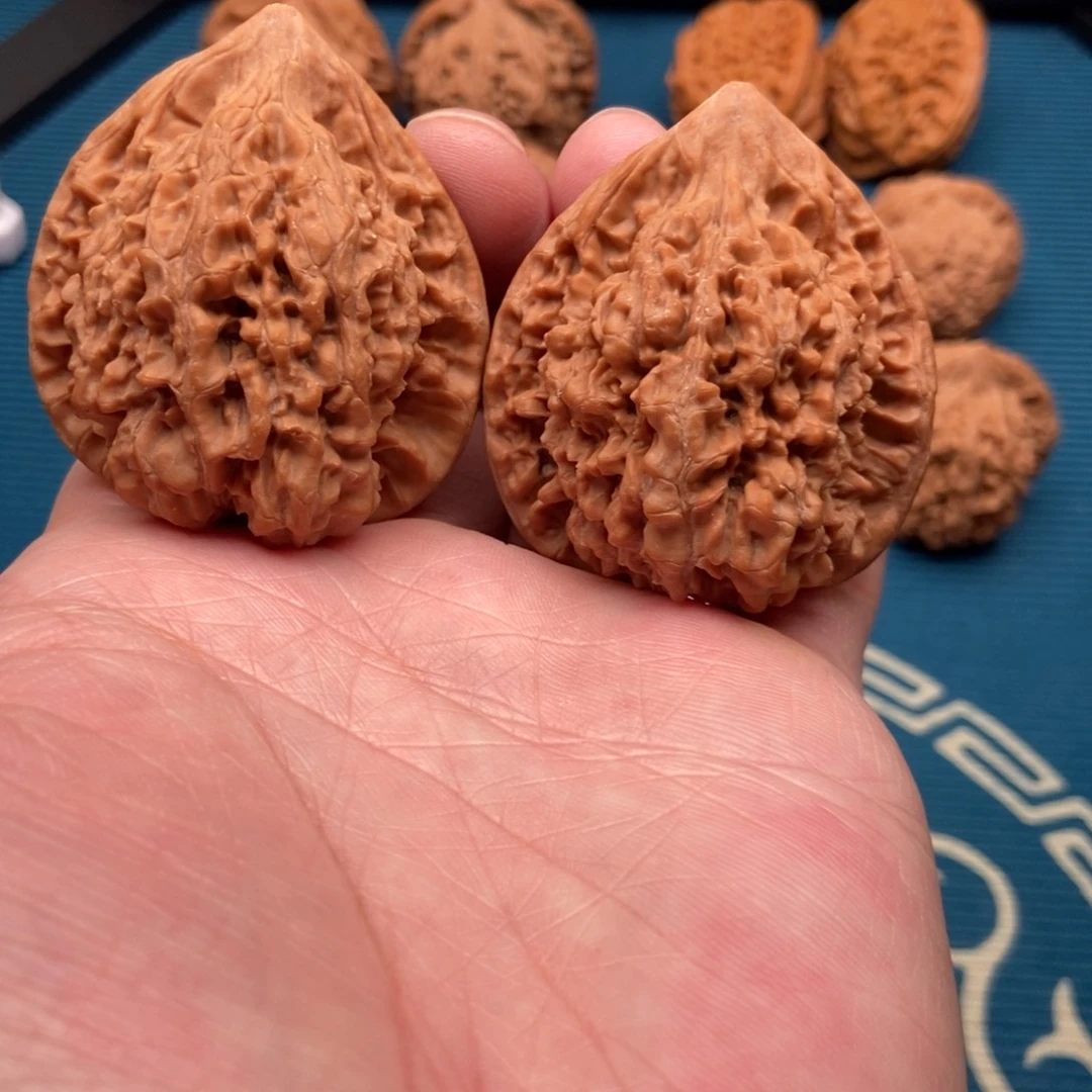 相***光把件文玩核桃无药原桩官帽