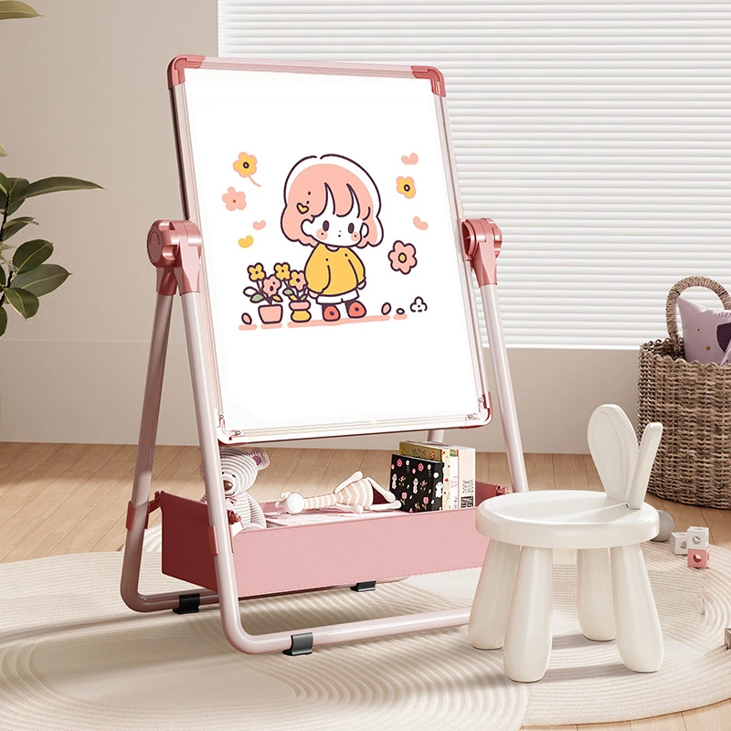 儿童画板家用磁性支架式双面教学小黑板宝宝水彩色涂鸦可擦写白板