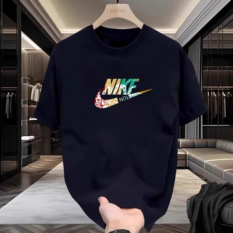 【一折粉丝福利】短袖t恤男装夏季新款时尚印花潮牌半袖体恤上衣11