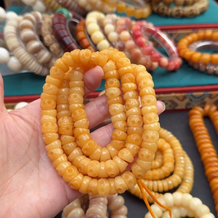 手串/手链牛骨阿呆大肠108颗