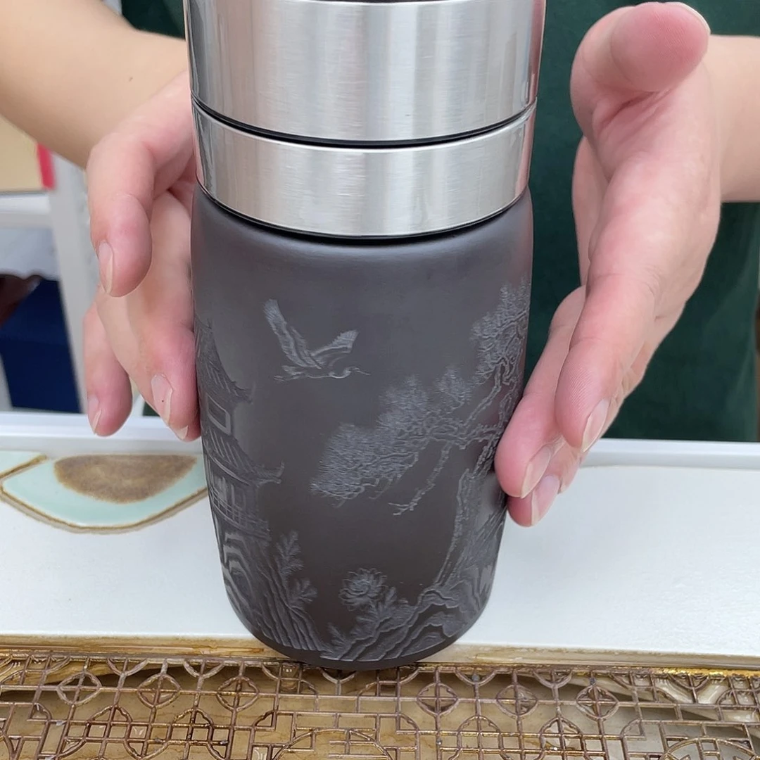 手工紫砂杯11111单层