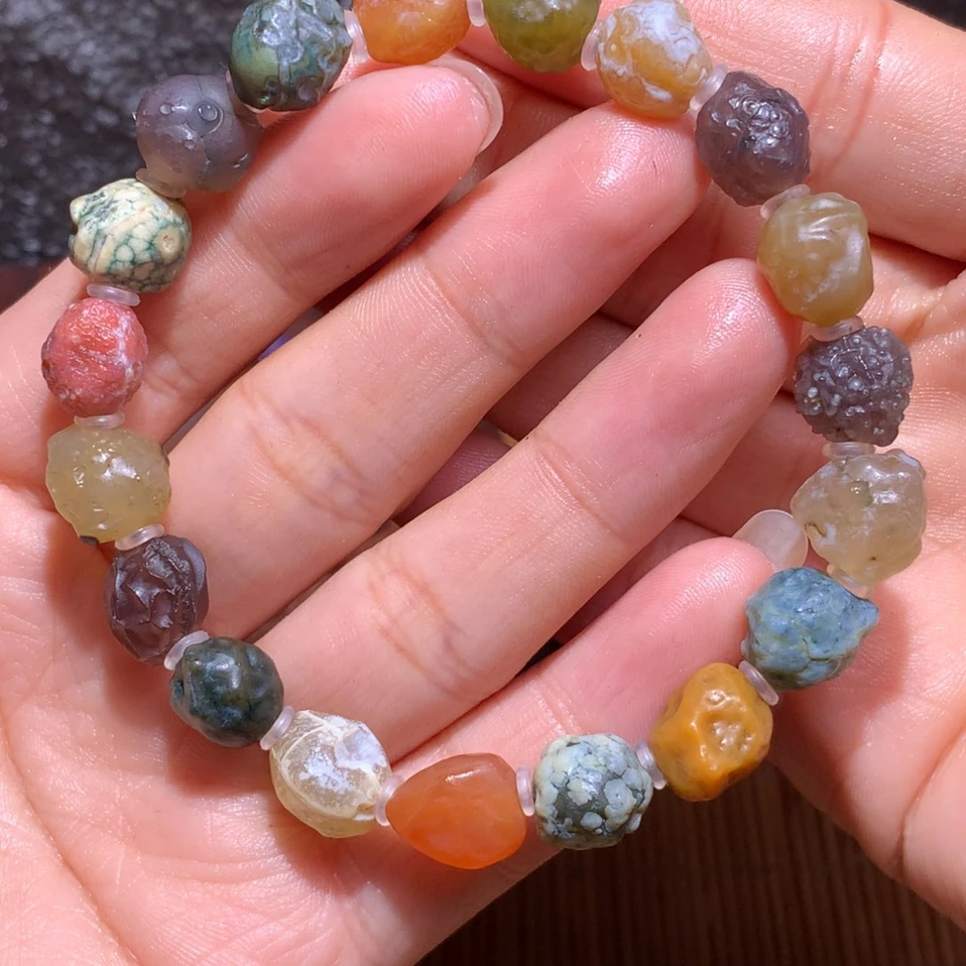 未镶嵌玛瑙/玉髓珠宝半成品