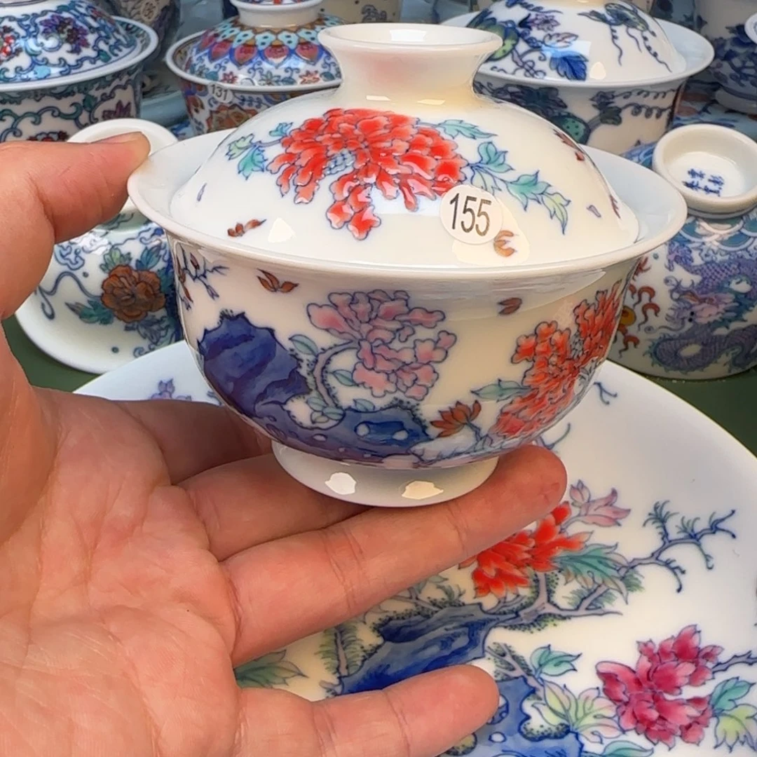 彦祖纯手工手绘茶具155