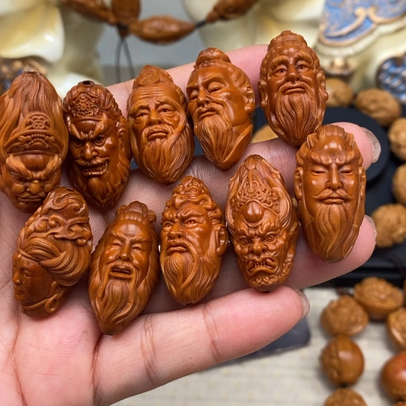 【闪购商品】橄榄核吊坠༺****༻橄榄手工雕刻工艺