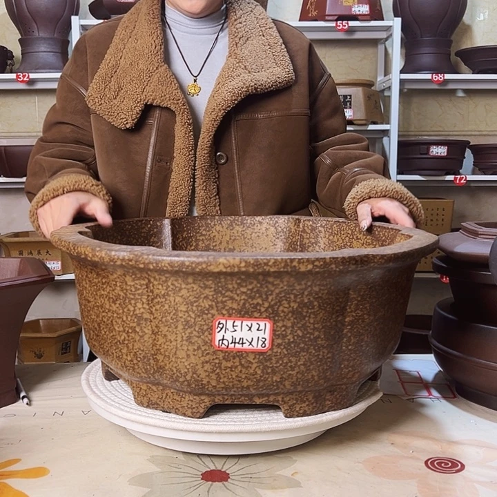 紫砂花盆紫砂花盆