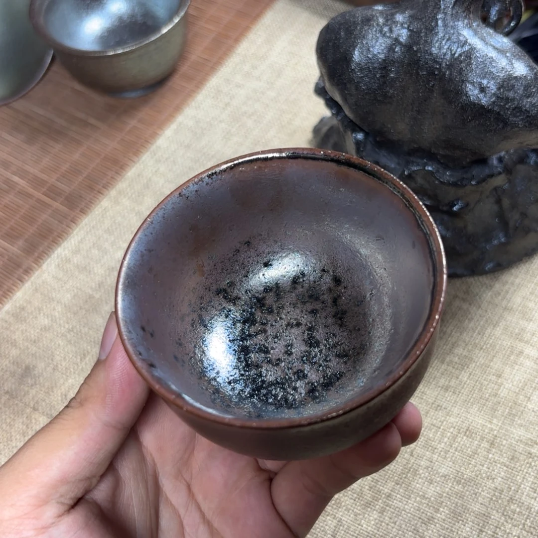 杯建水紫套三木柴烧