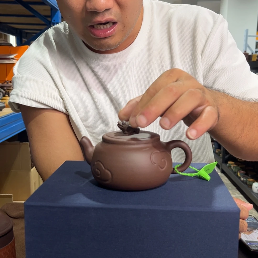 紫砂公道杯宜兴紫砂壶喝茶真好