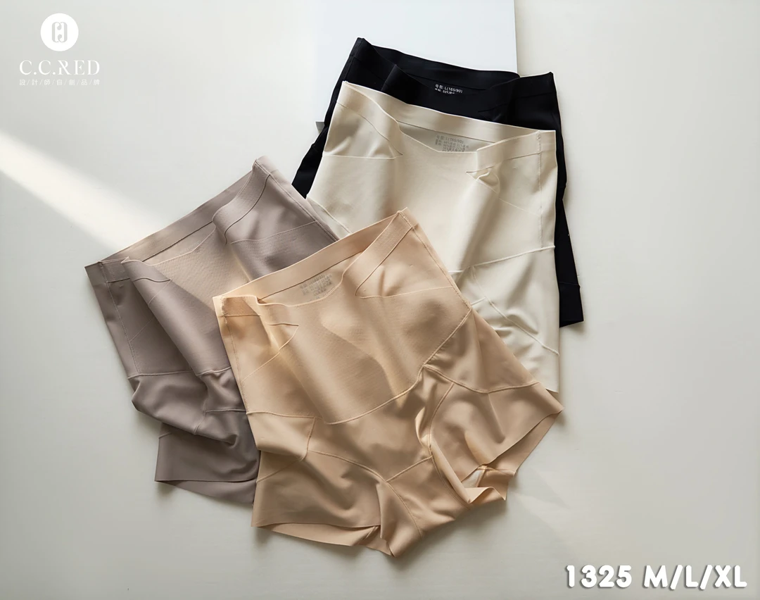 1325微塑形防卷边美体收腹裤