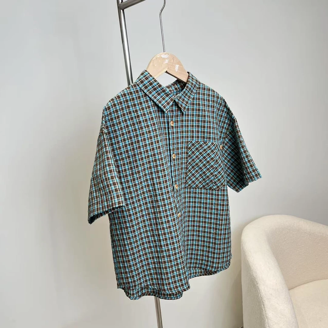 新款衬衫绿1067禾