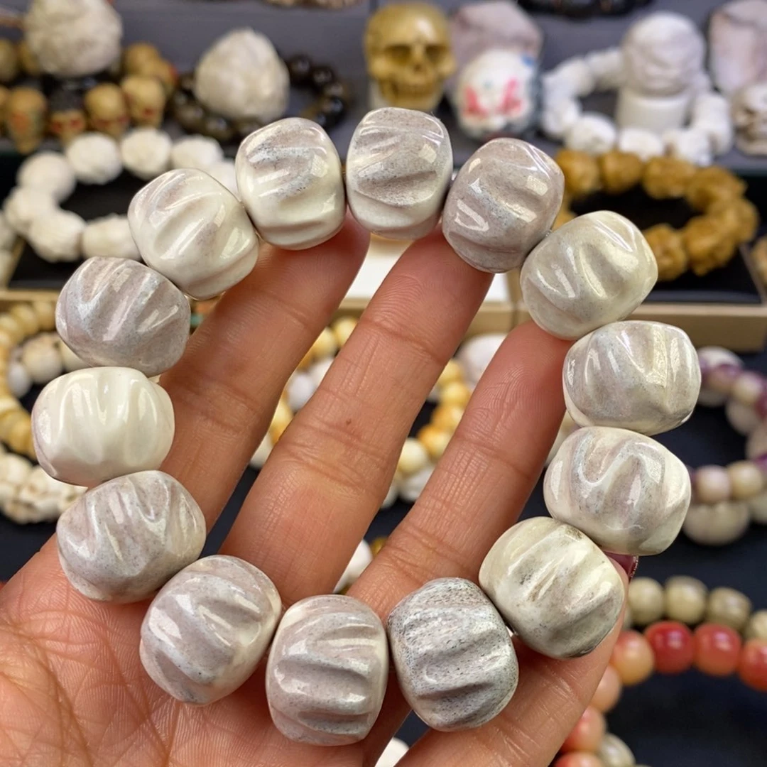 鹿骨把件好看好玩