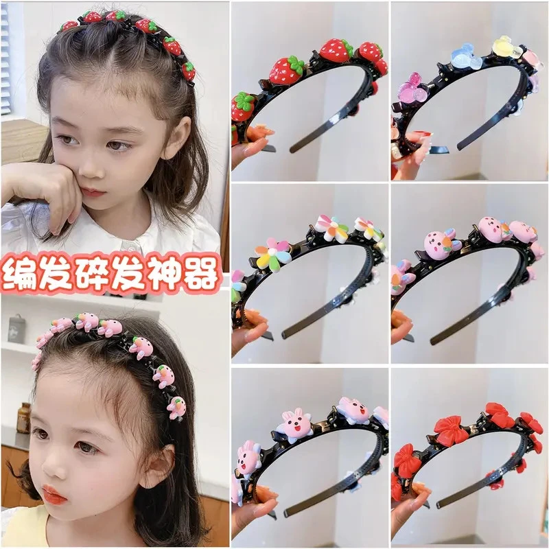 发箍女儿童头箍网红编发神器可爱女童刘海碎发卡宝宝女孩洋气发饰