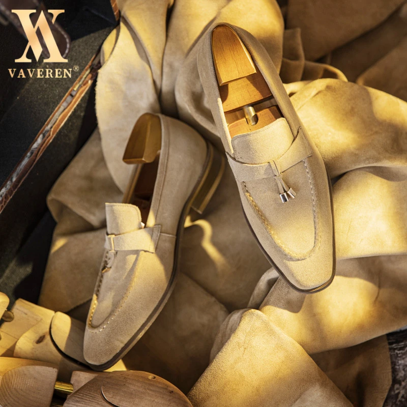 男士商务休闲皮鞋男士皮鞋真皮商务正装休闲乐福鞋头层牛皮夏季鞋