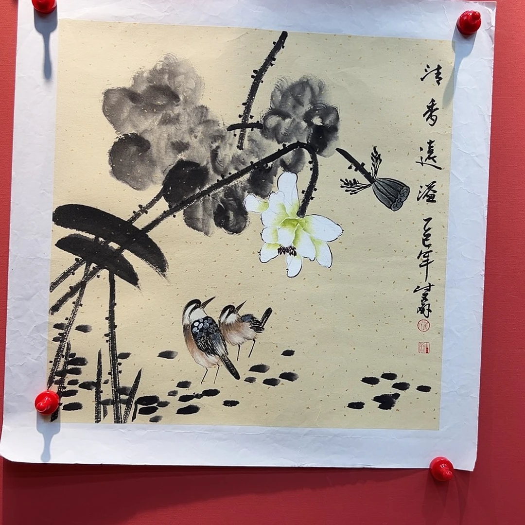 国画卢付垒国画作品