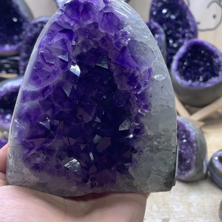 未镶嵌珠宝半成品紫晶