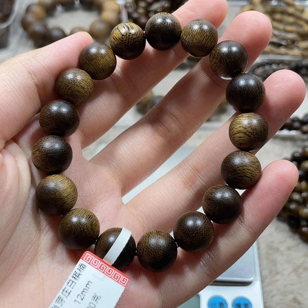 甜***蜜手串沉香越南芽庄白棋楠
