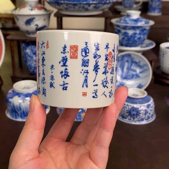景德镇陶瓷手工手绘