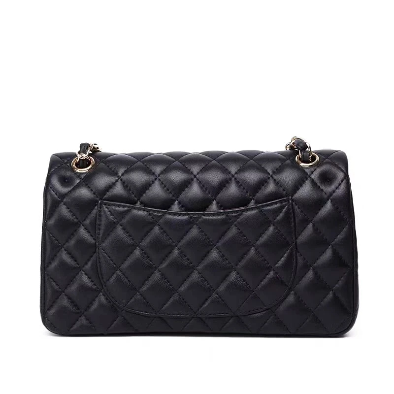 CF黑色包 2025新款爆款刺绣斜挎手提女士女包百搭潮流斜挎包手提