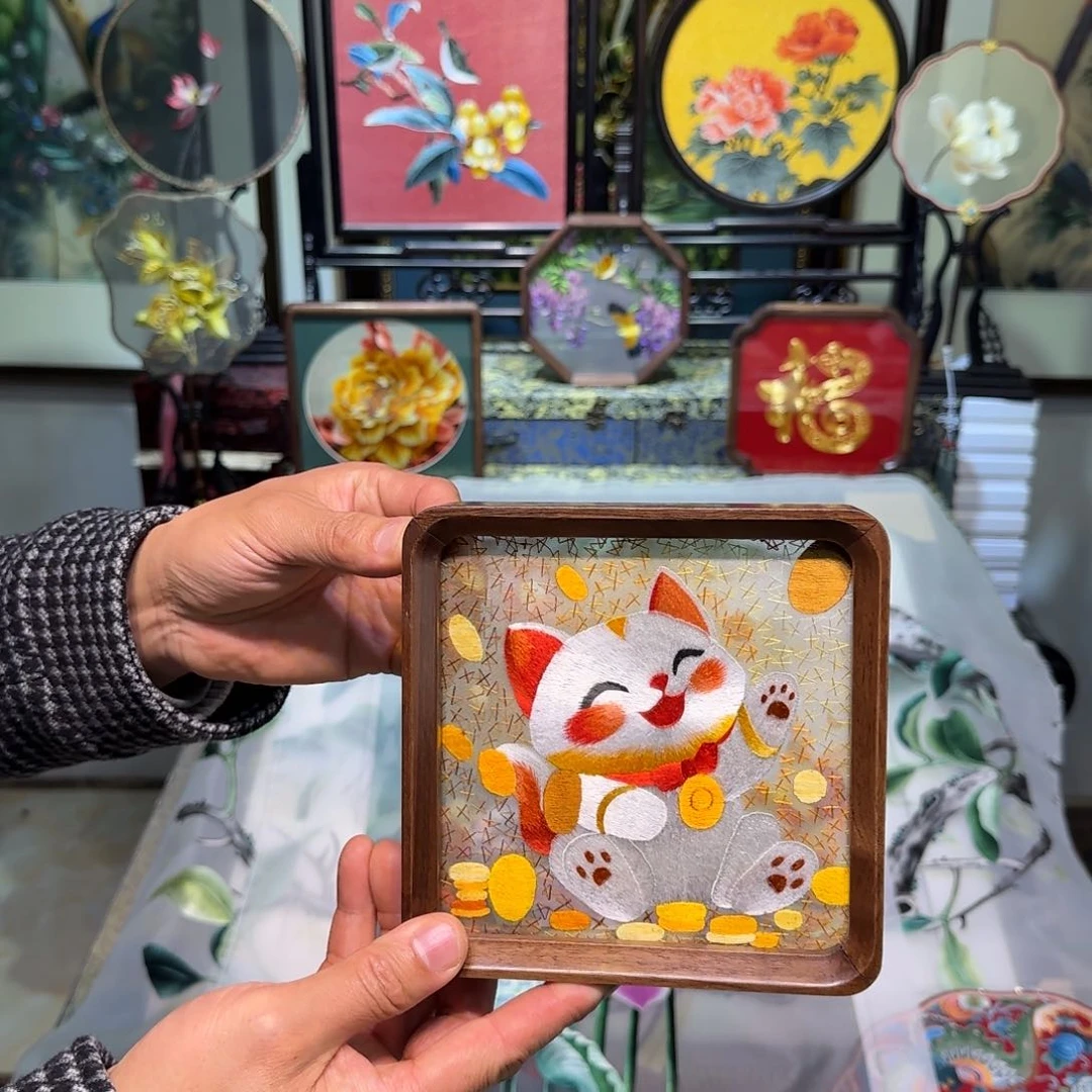 刺绣刺绣工艺精湛