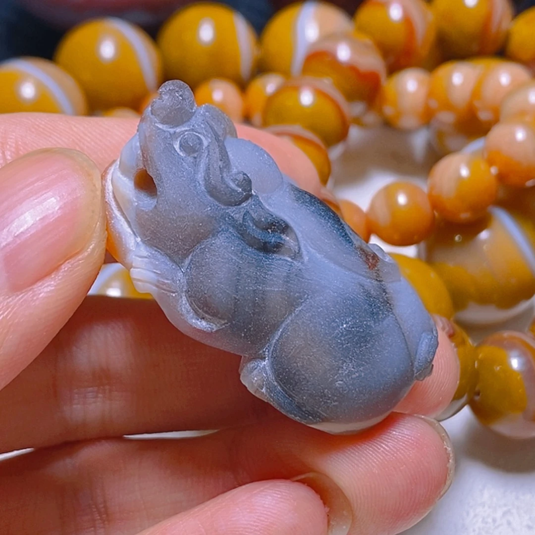 玛瑙/玉髓合金颈饰