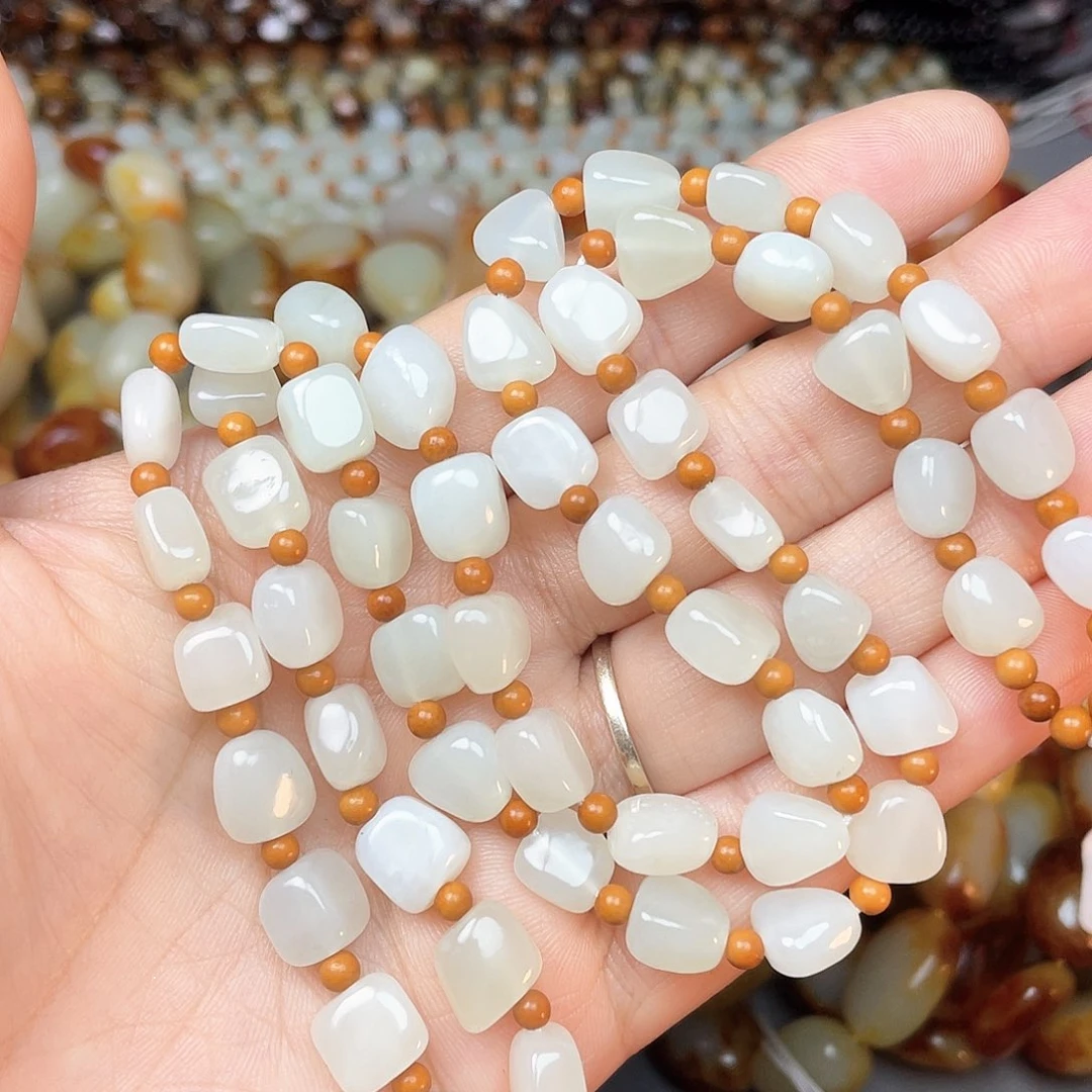 和田玉未镶嵌手链