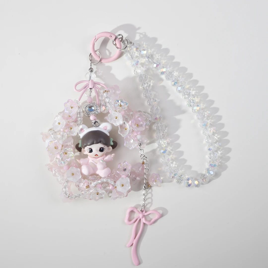 手工DIY萌粒车挂饰品