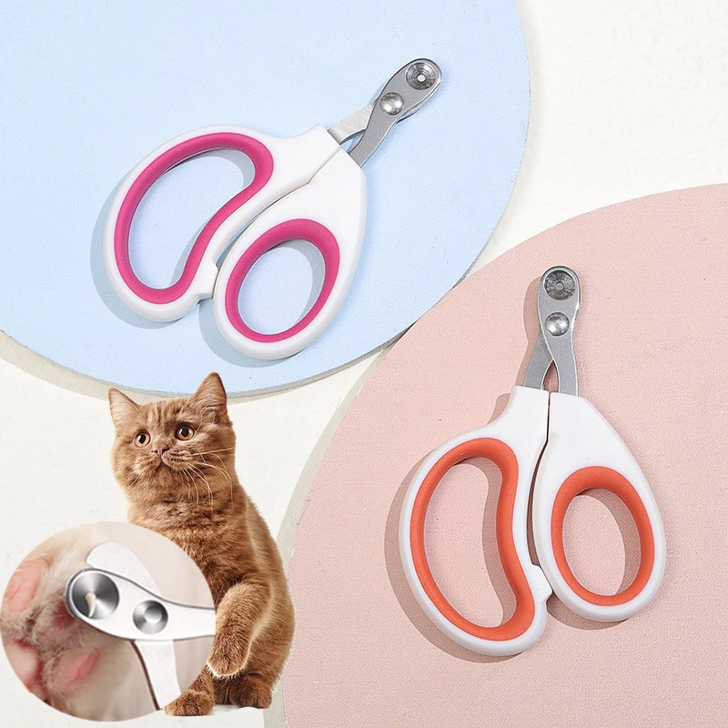 猫咪狗狗专用圆孔指甲剪不锈钢材质安全不伤脚趾宠物护理用品
