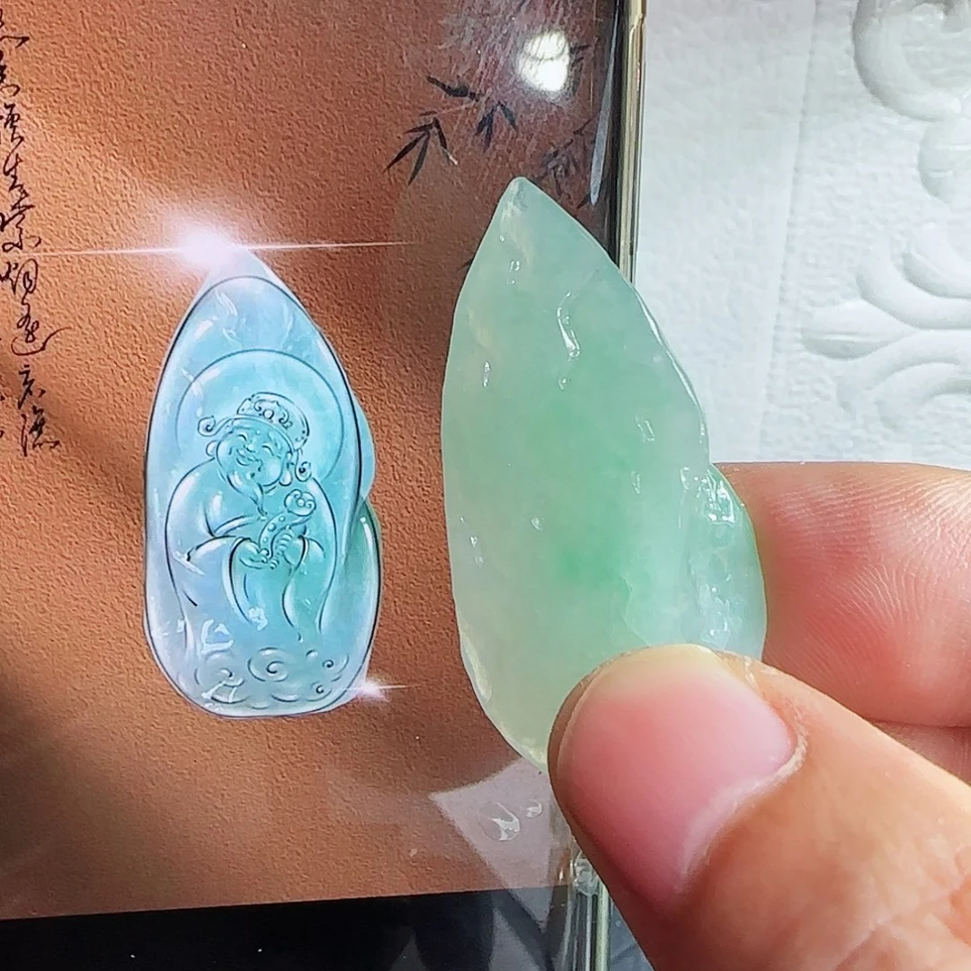 未镶嵌定制翡翠缅甸天然A货翡翠含老师工艺