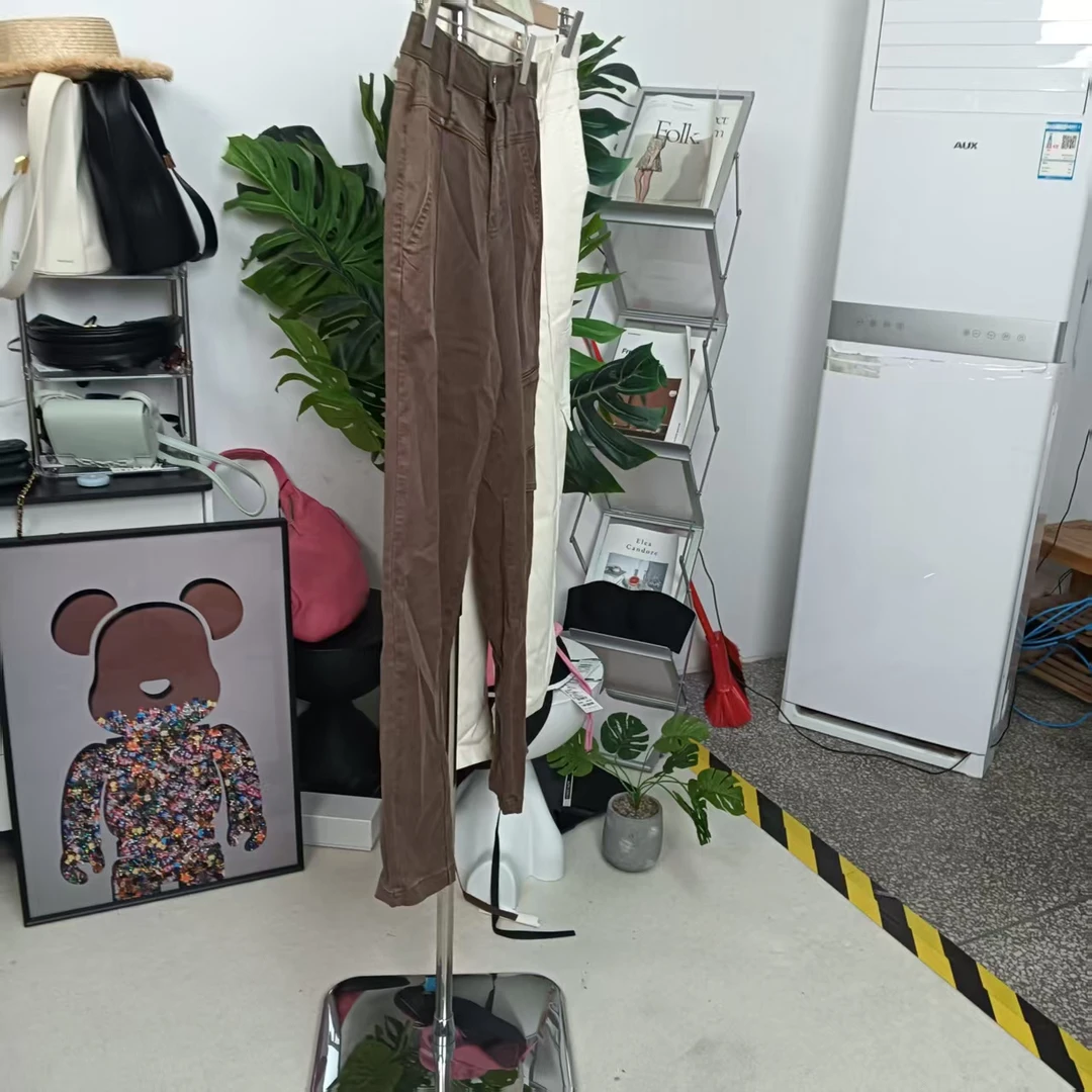 TN-双腰头工装牛仔裤3119