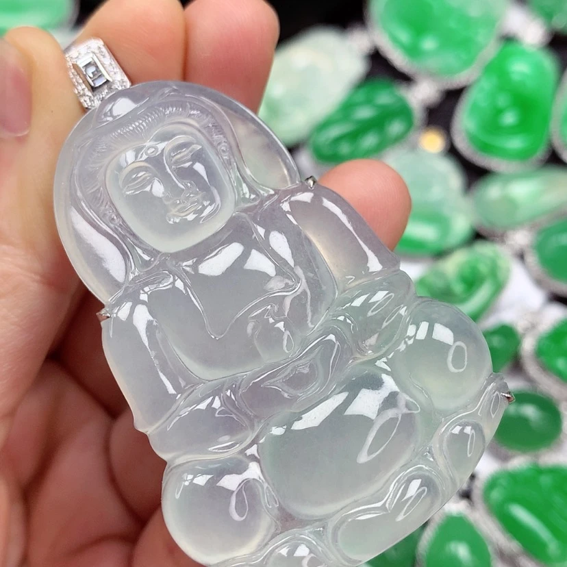 【闪购商品】颈饰18K金镶嵌翡翠
