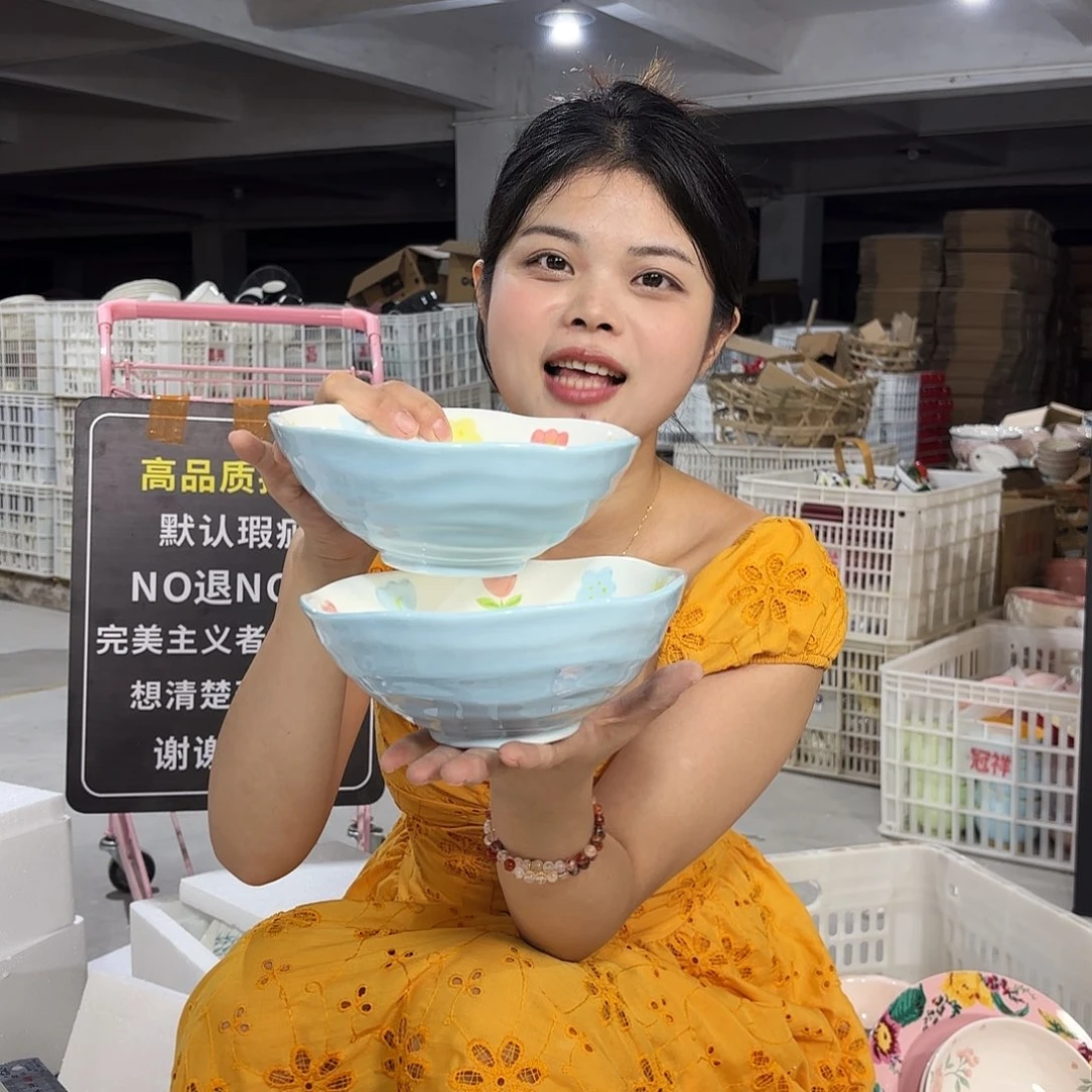 瓷微瑕陶瓷餐具釉下彩