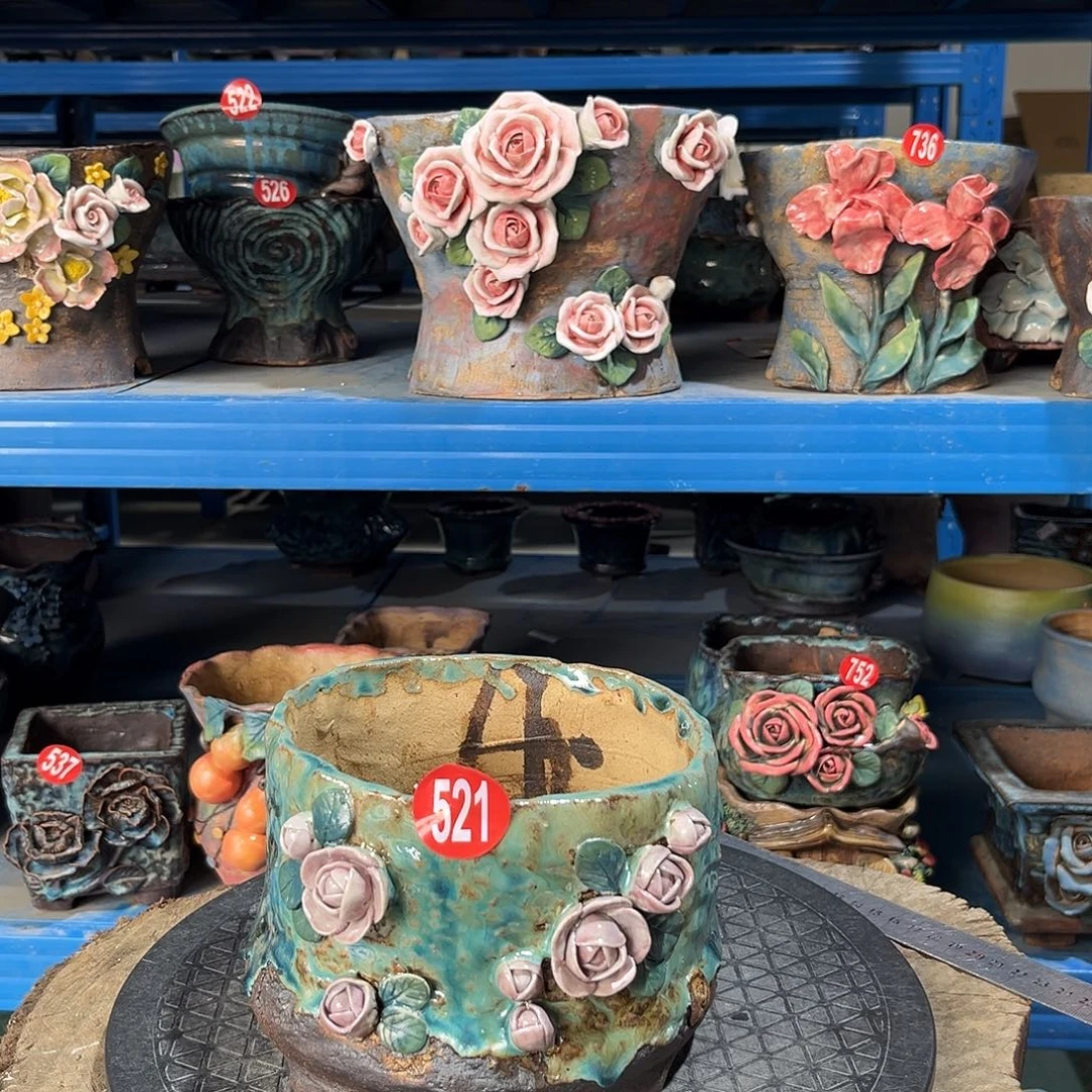 微瑕521 号陶然花器手工花盆