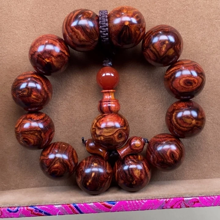 喜***峰手串/手链黄花梨/降香黄檀