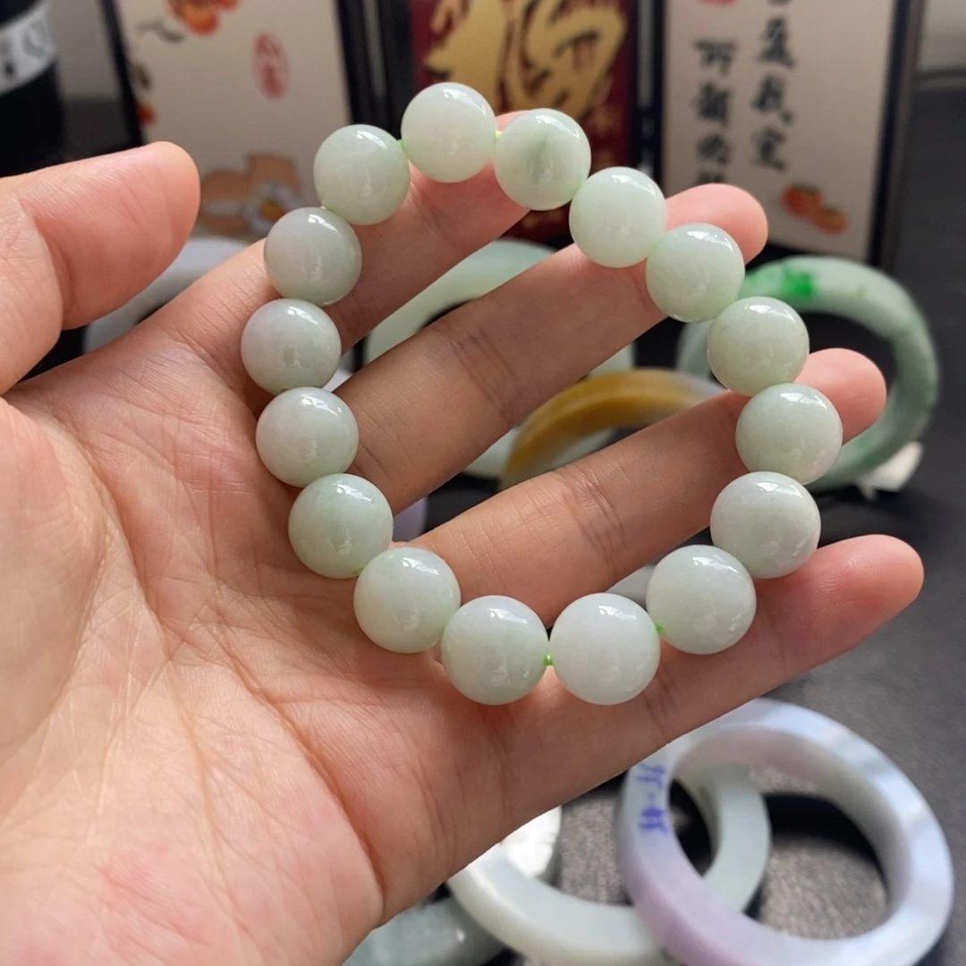翡翠散珠翡翠手串