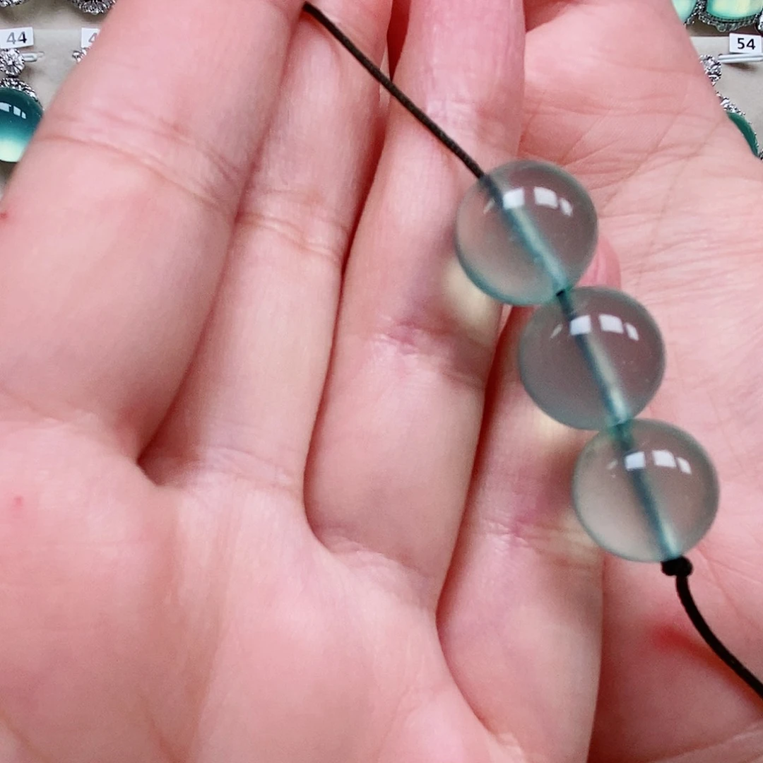 未镶嵌蛇纹石玉珠子还****7
