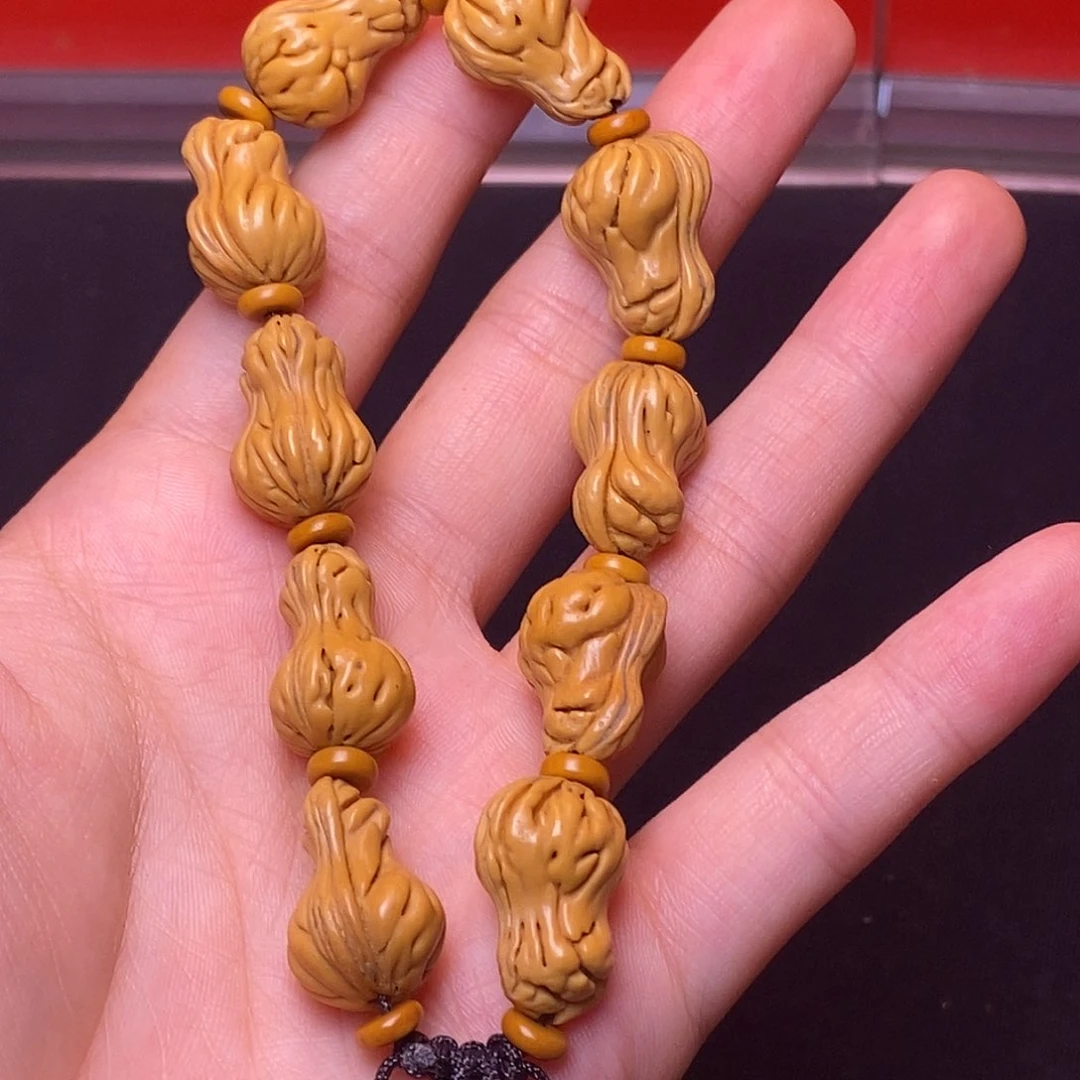 桃核吊坠秦岭岭龙纹桃核1