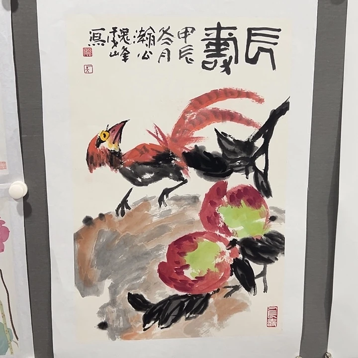 国画葳***光老师作品国画