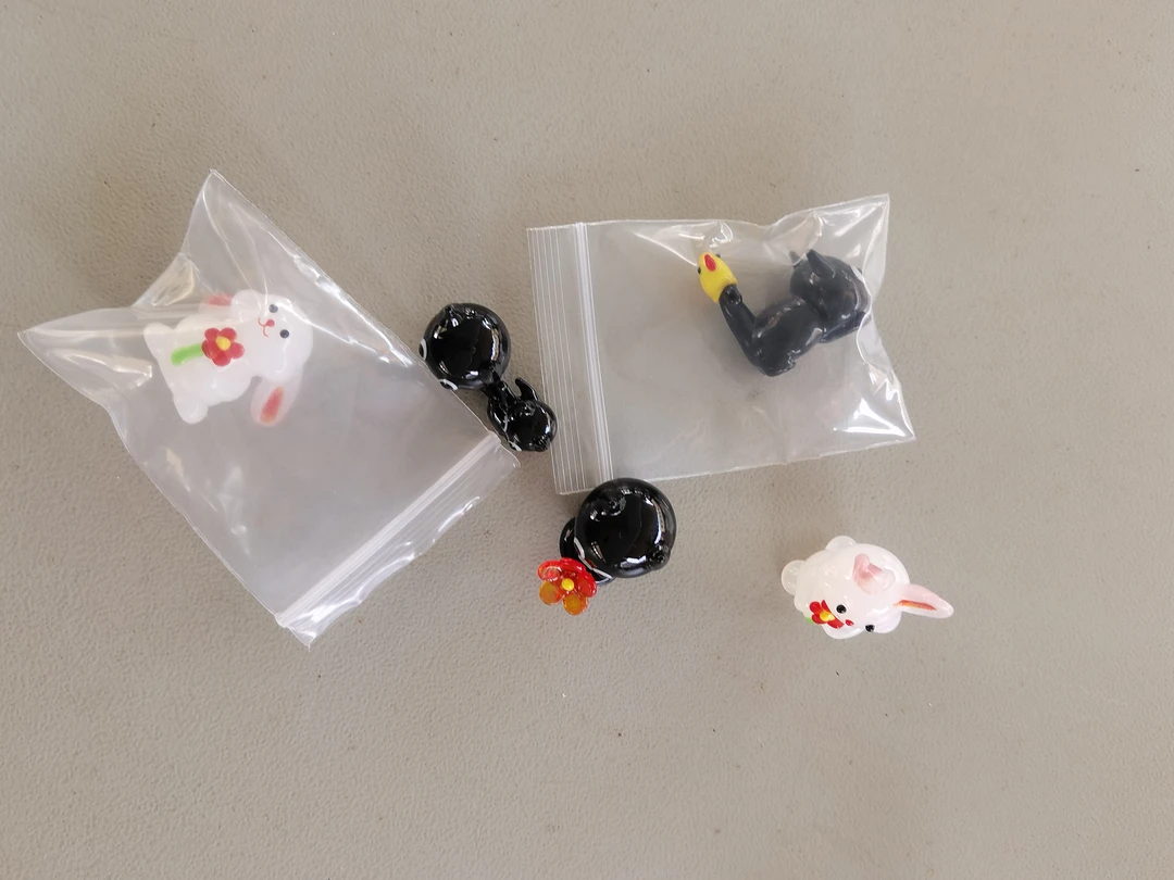 五个小动物摆件