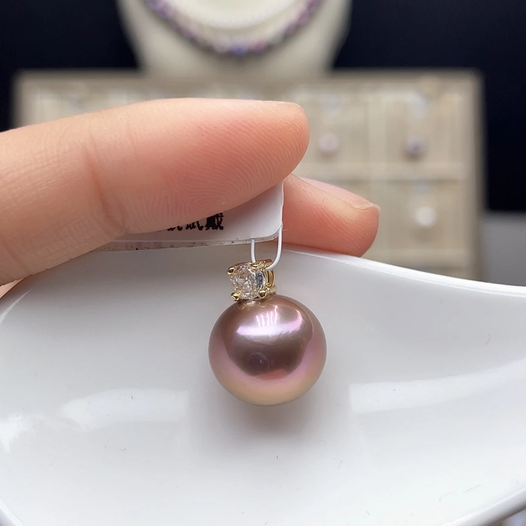 颈饰合金淡水珍珠