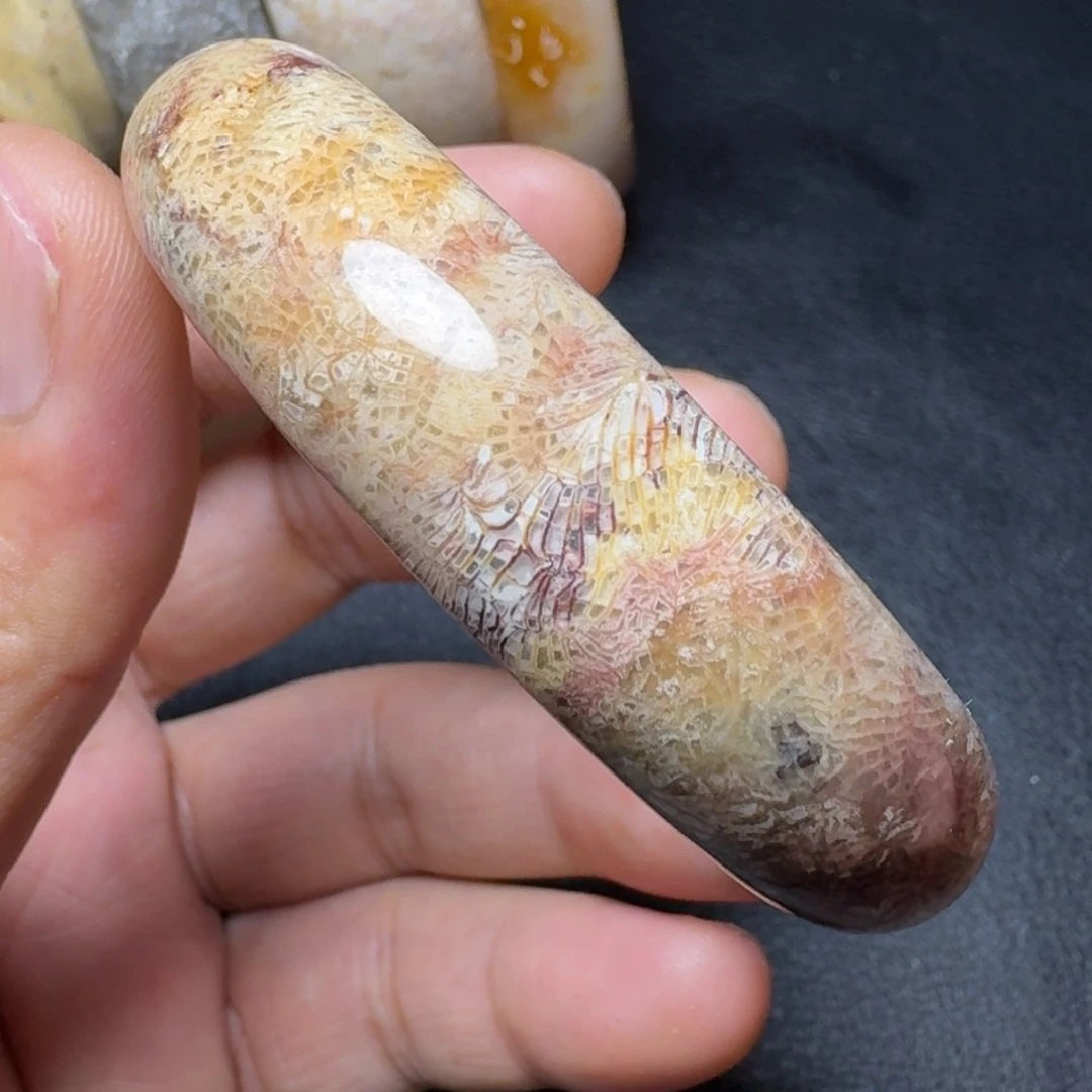 硅化玉53.5圈口未镶嵌